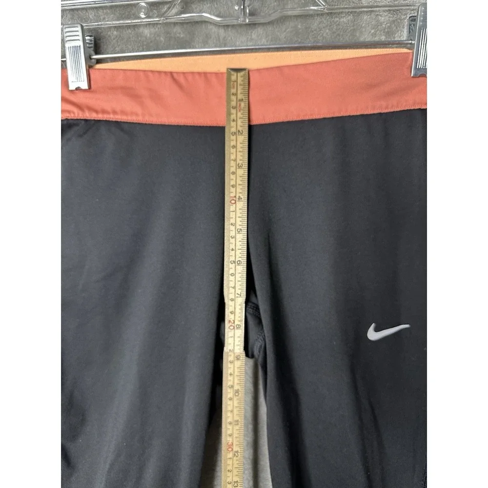 Nike Leggings Women's Small Dri-Fit Logo Athletic Running Skinny Cropped‎